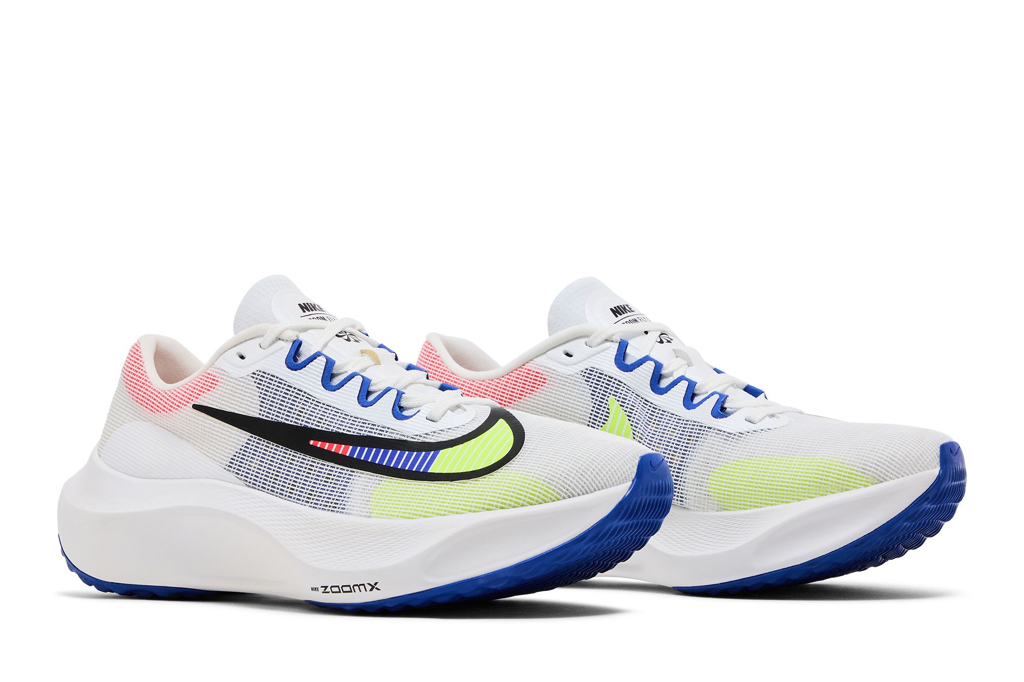 Buy Nike Zoom Fly 5 Premium 'White Racer Blue Volt' - DX1599 100