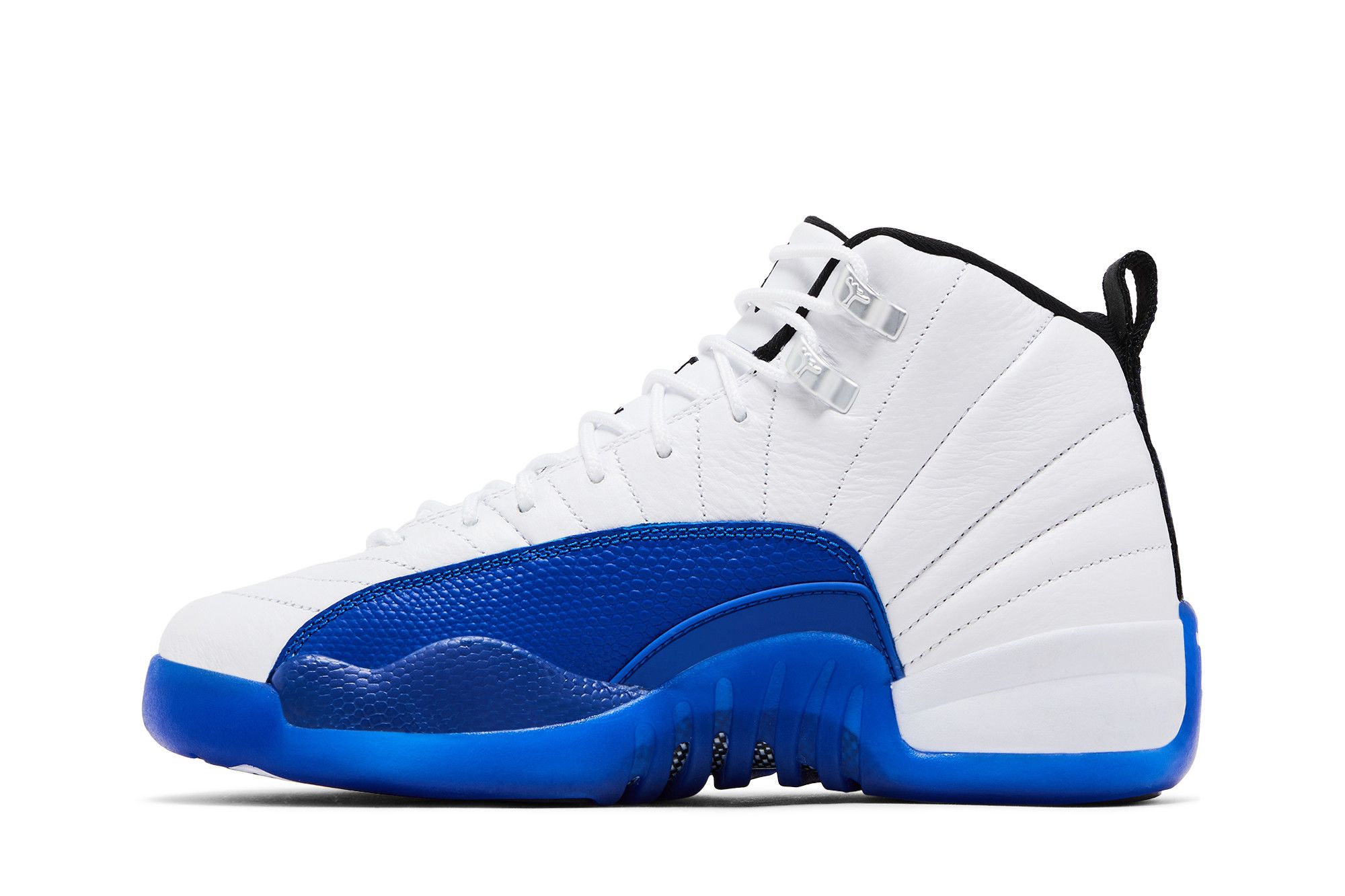 Air Jordan 12 Retro White Game Royal Big Kids Shoes