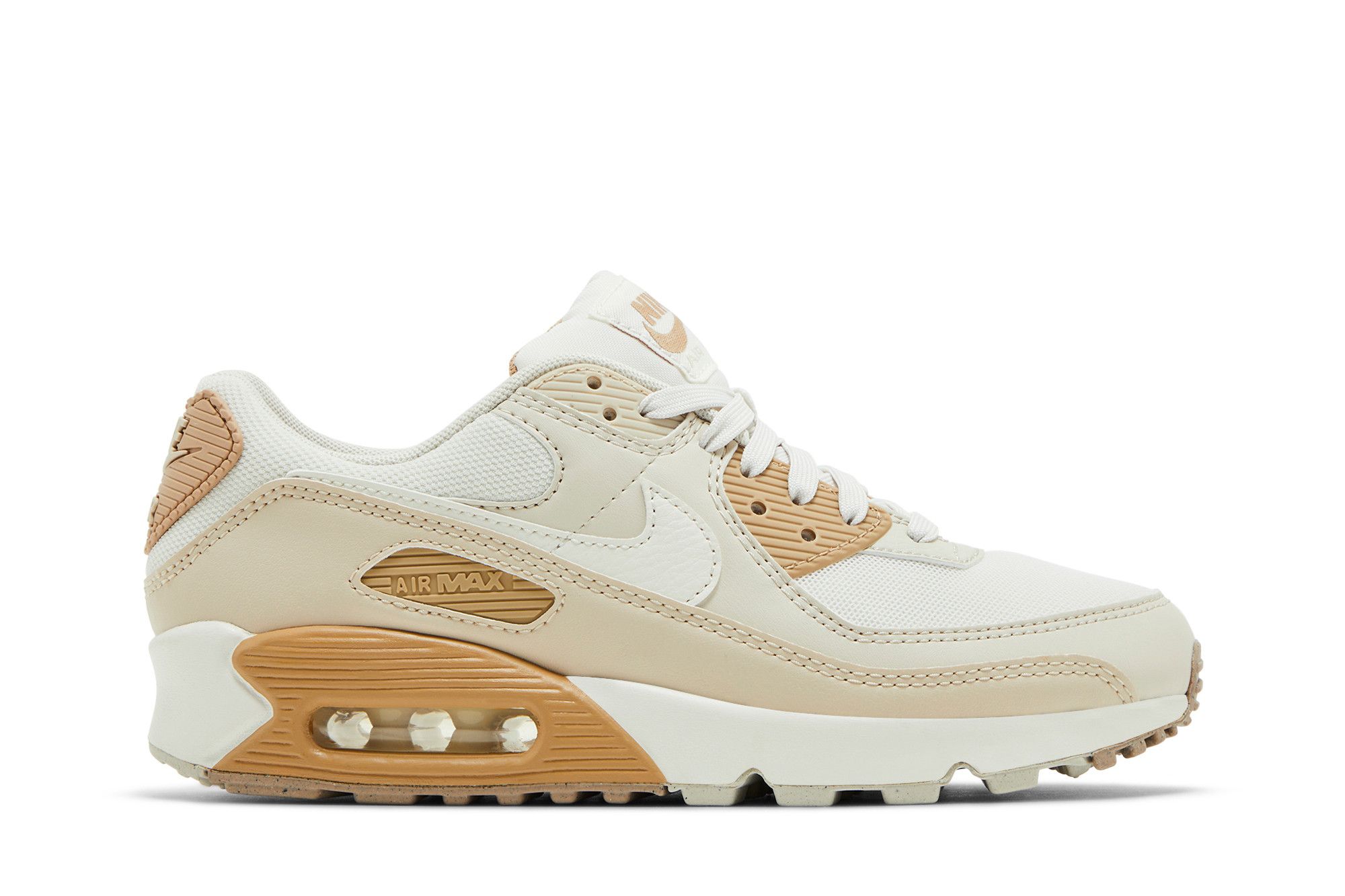 Buy Wmns Air Max 90 'Phantom Light Orewood Brown' - DH8010