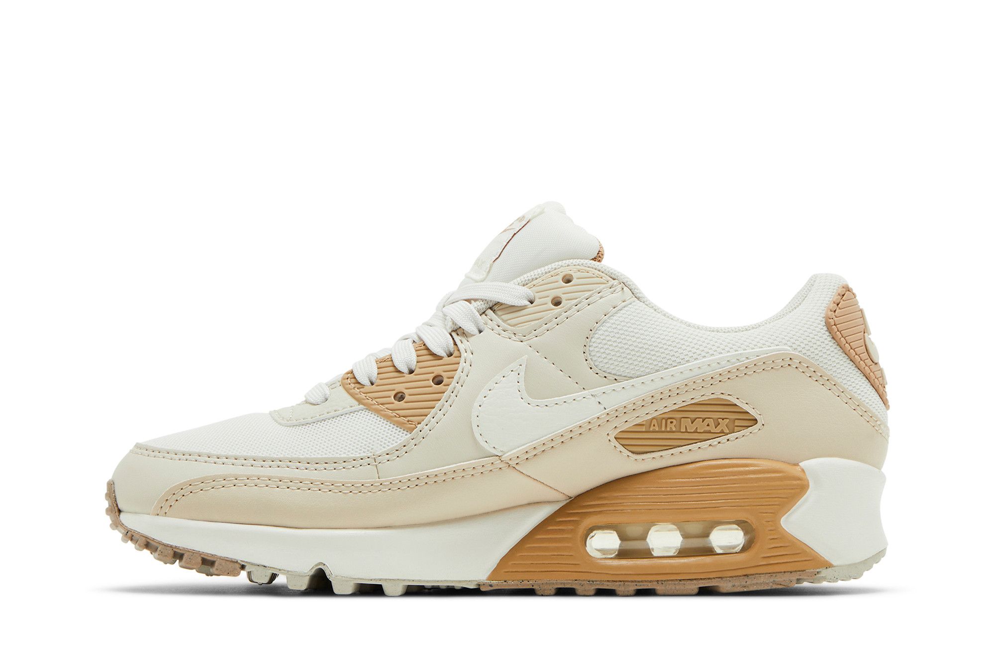 nike wmns air max 90 caramel oatmeal beige white