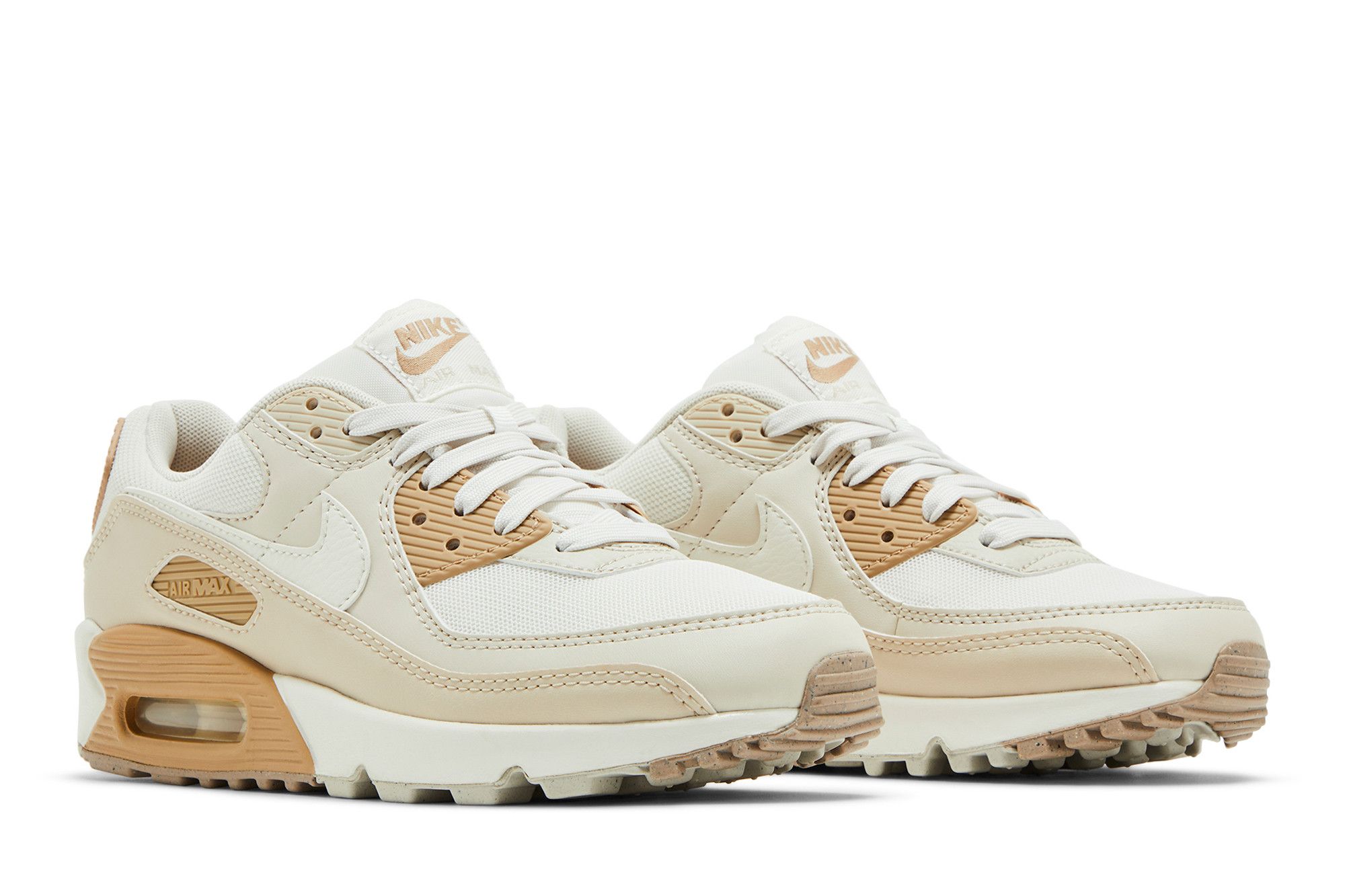 Buy Wmns Air Max 90 'Phantom Light Orewood Brown' - DH8010