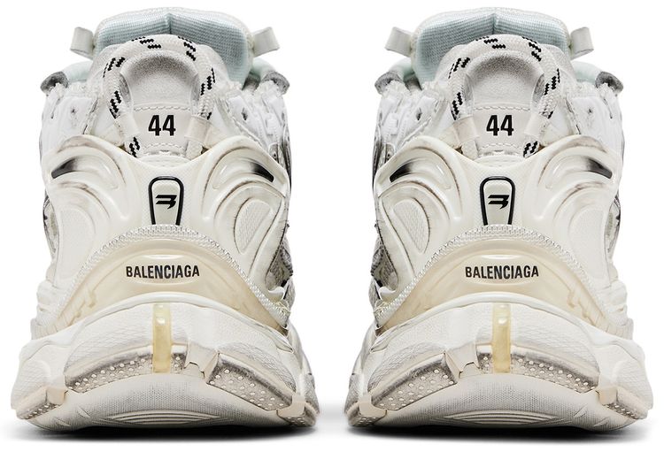Balenciaga Runner Sneaker Gradient   White Black
