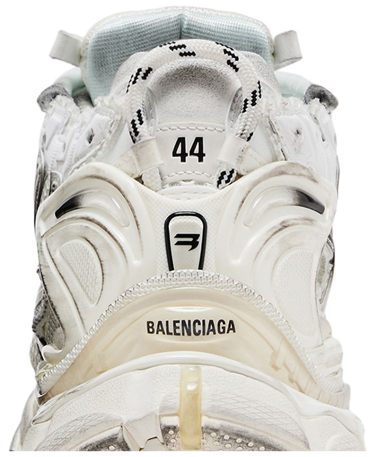 Balenciaga Runner Sneaker Gradient   White Black