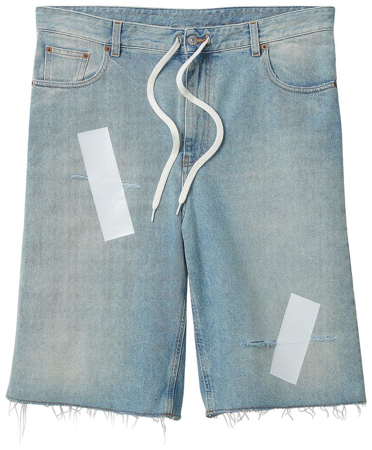 MM6 Maison Margiela Denim Shorts Light Blue