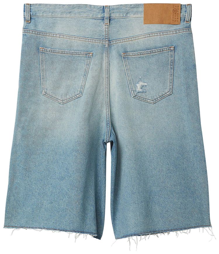 MM6 Maison Margiela Denim Shorts Light Blue