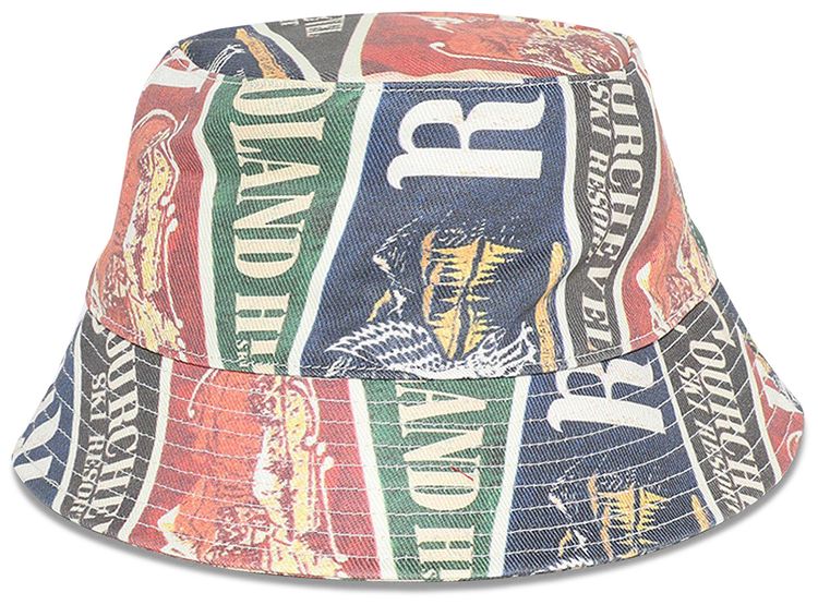 Rhude Collegiate Bucket Hat Multicolor