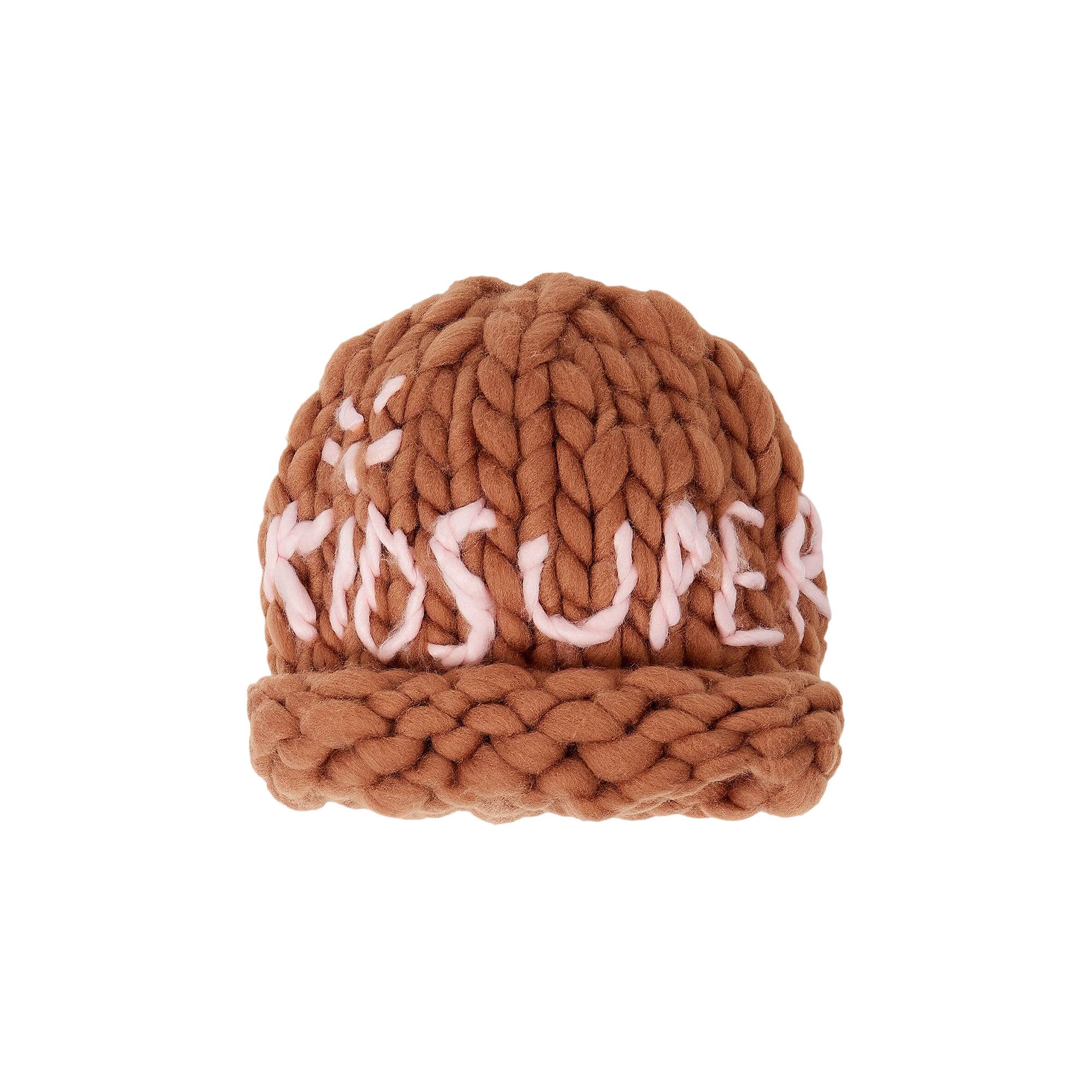 Buy KidSuper Chunky Knit Beanie 'Light Brown' - AW24 HDW 06 1279