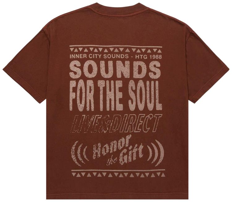 Honor The Gift Live and Direct Tee Brown