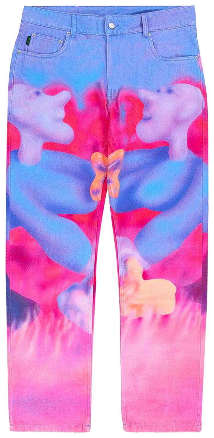 Pleasures Interaction 5 Pocket Pants Pink