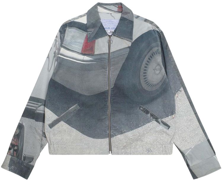 Jungles Yard Sale Trucker Jacket Printed Corduroy