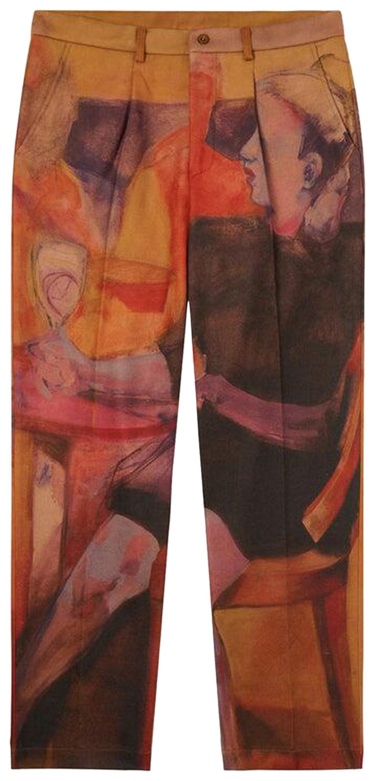 KidSuper Girl at The Bar Wool Pant Brown