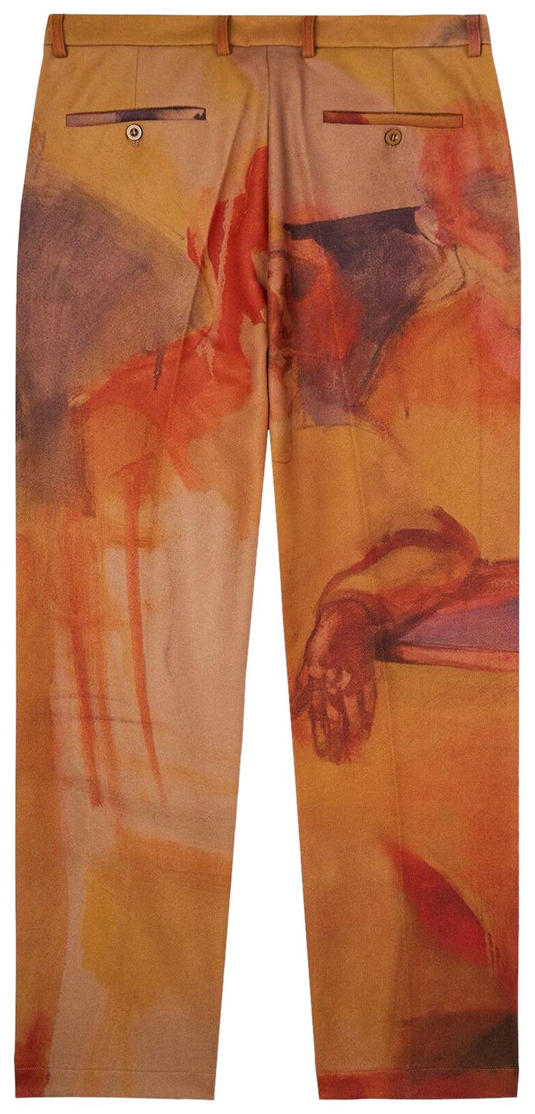 KidSuper Girl at The Bar Wool Pant Brown