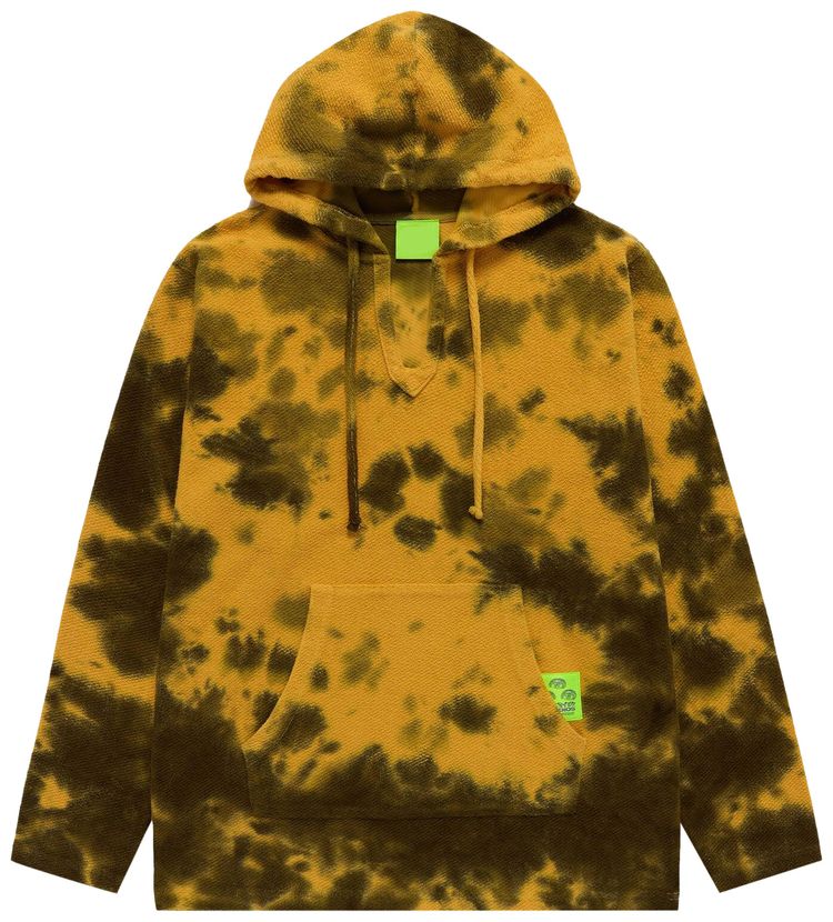 Supervsn Dyed Hooded Poncho Sand