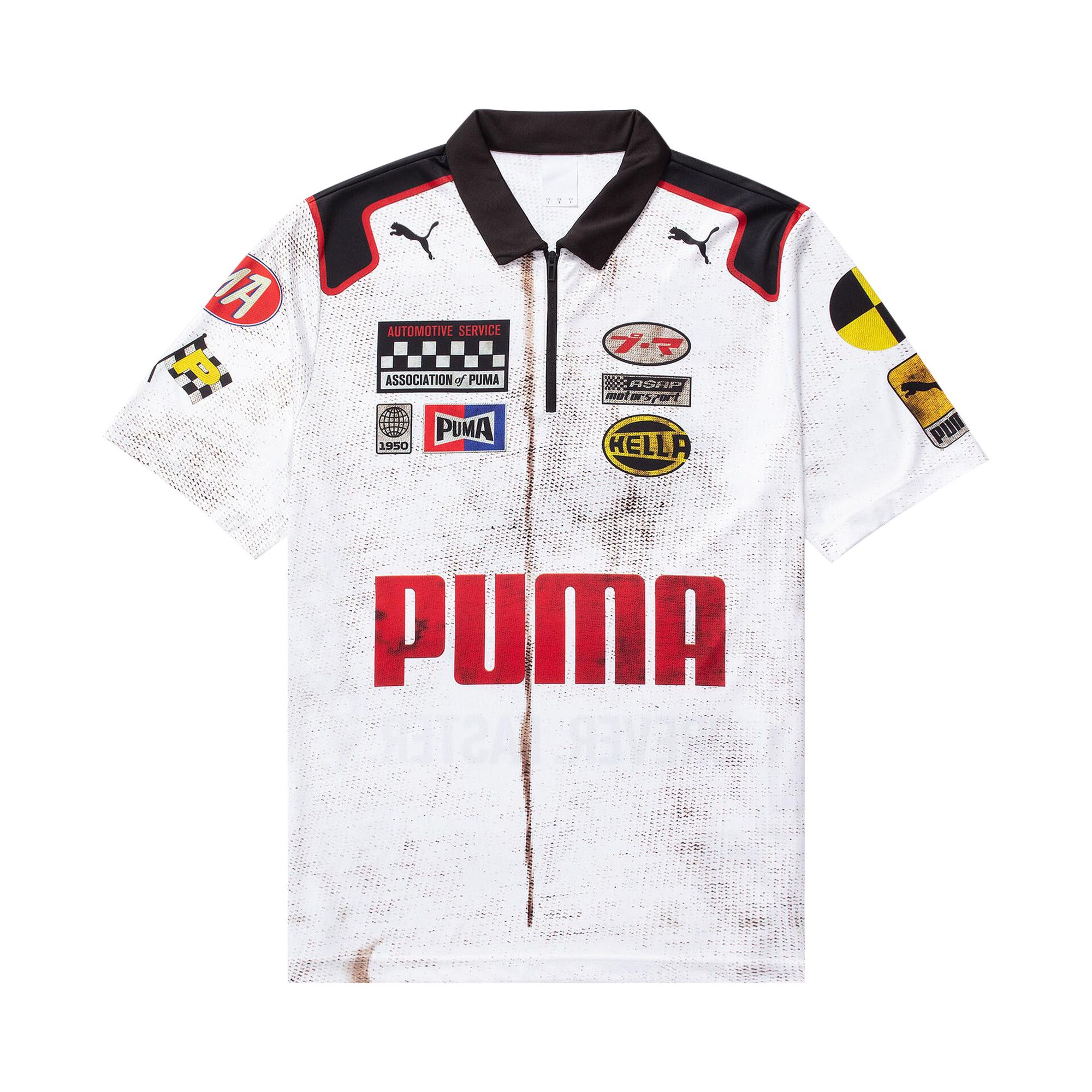 PUMA × A$ap Rocky ✨試着のみ✨ ジッパー ポロシャツ ホワイト Buy Puma x A$AP ROCKY Team Zip Polo 'White' - 631046 02 | GOAT