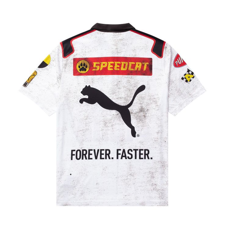 Puma x AAP ROCKY Team Zip Polo White