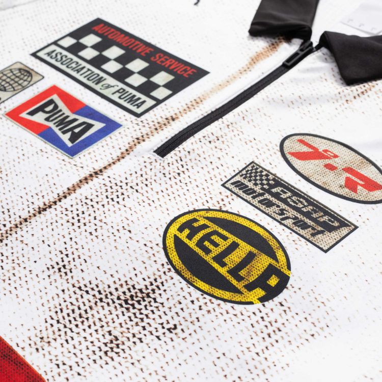 Puma x AAP ROCKY Team Zip Polo White