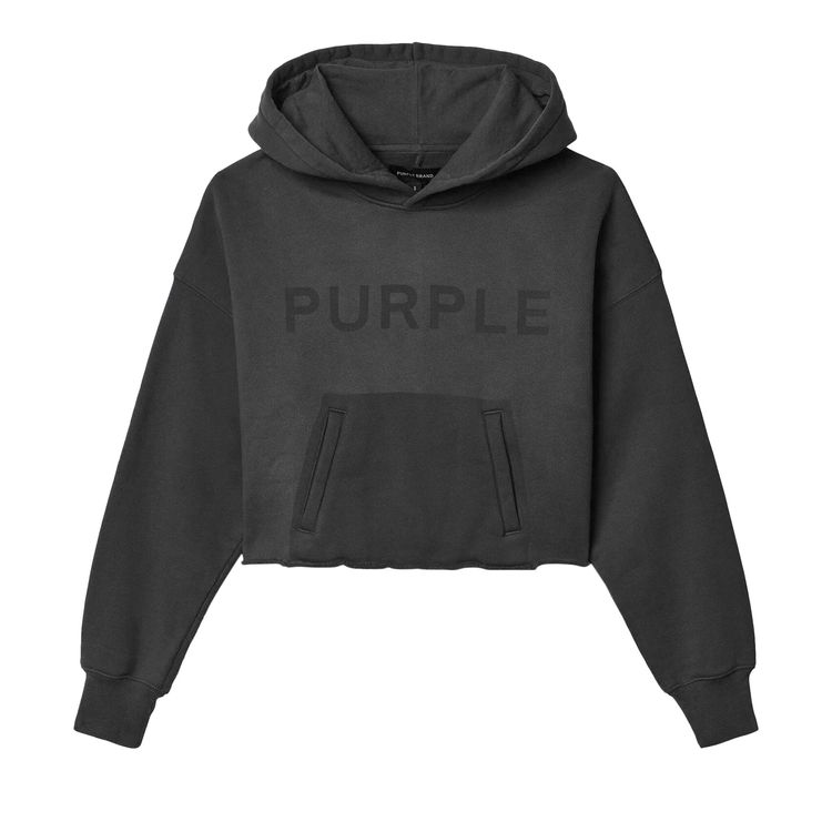 Unisex Purple & Black Hoodie