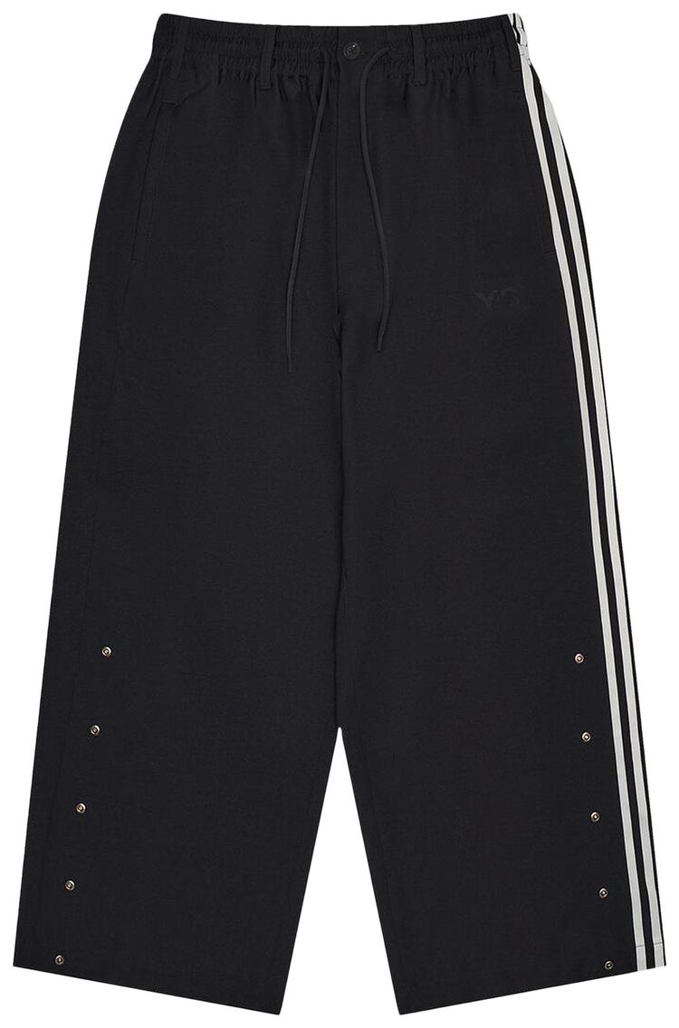 Y 3 Sport Uniform 3 Stripes Pants Black