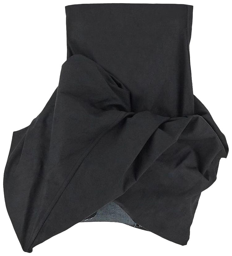 Rick Owens Draped Mini Skirt Black