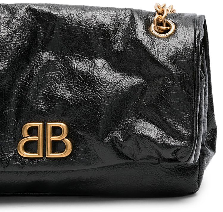 Balenciaga Monaco Chain Bag Black
