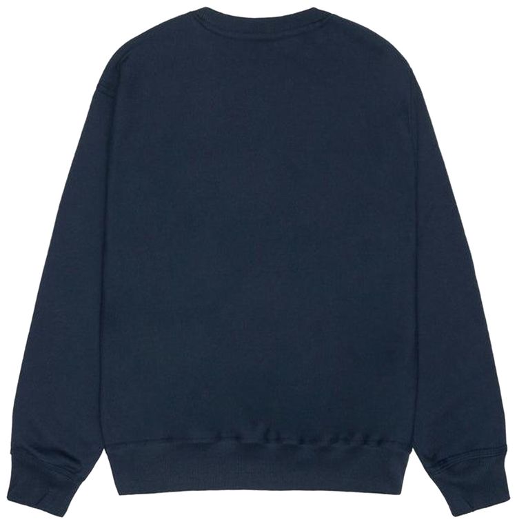 Stussy Dot Sport Crew Sweatshirt Navy