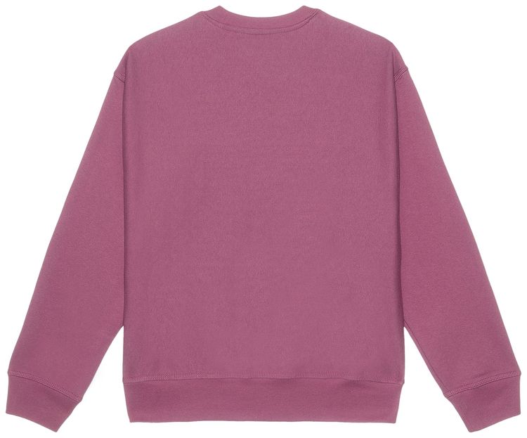Stussy Dot Sport Crew Sweatshirt Berry