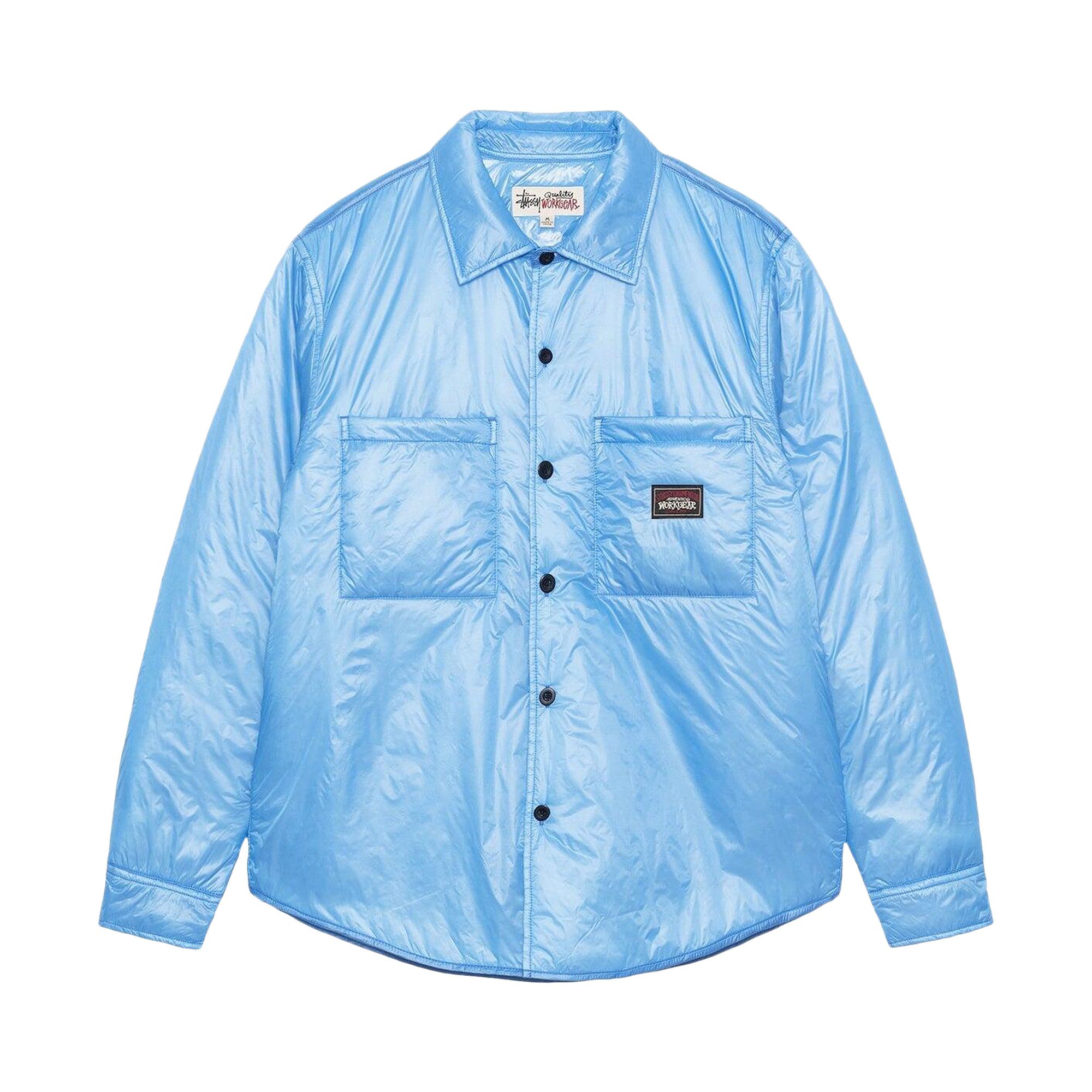 Buy Stussy Fatigue Overshirt Nylon Jacket 'Blue' - 1110315 Buy Stussy Fatigue Overshirt Nylon Jacket 'Blue' - 1110315