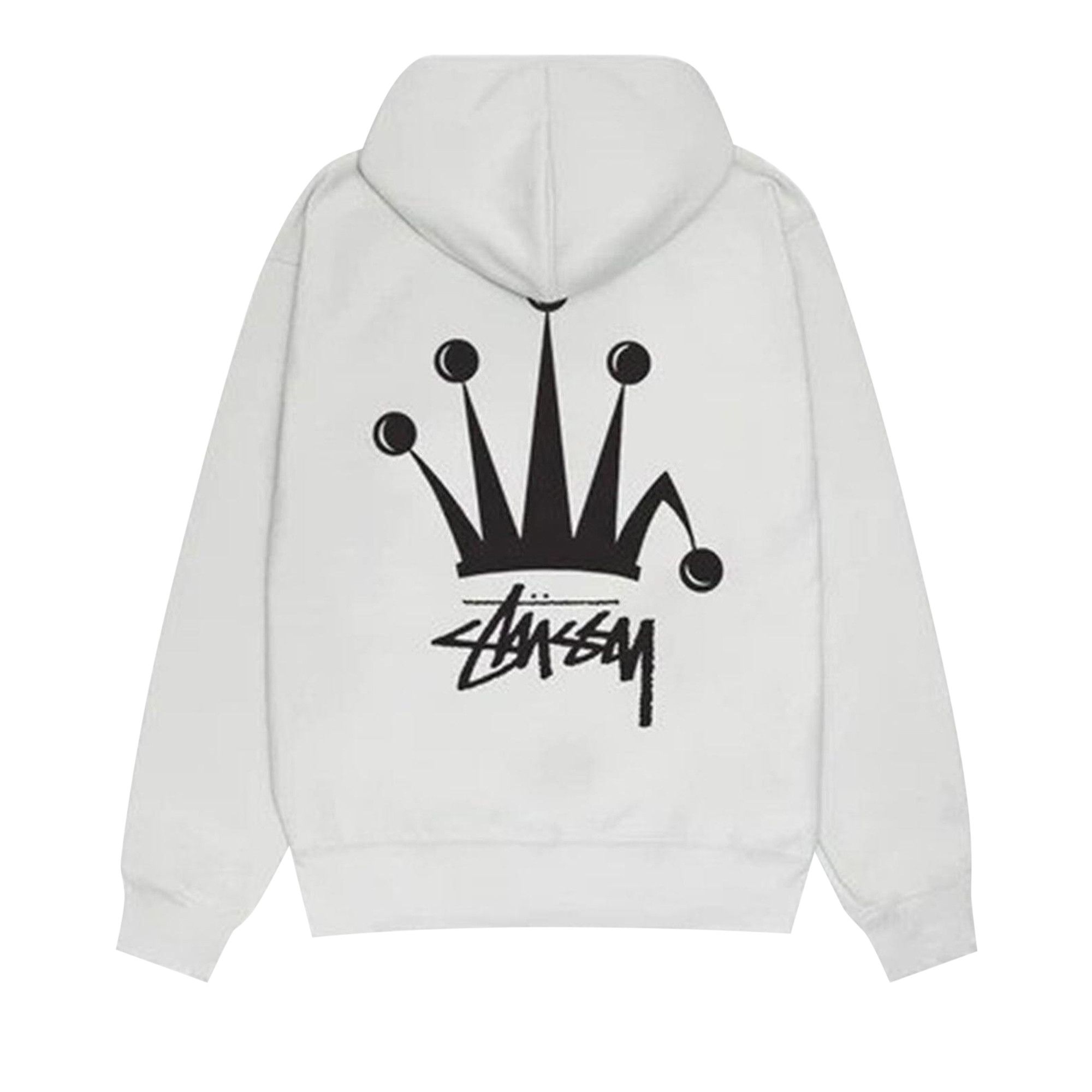 Buy Stussy Regal Crown Zip Hoodie 'Fog' - 1975002 FOG | GOAT