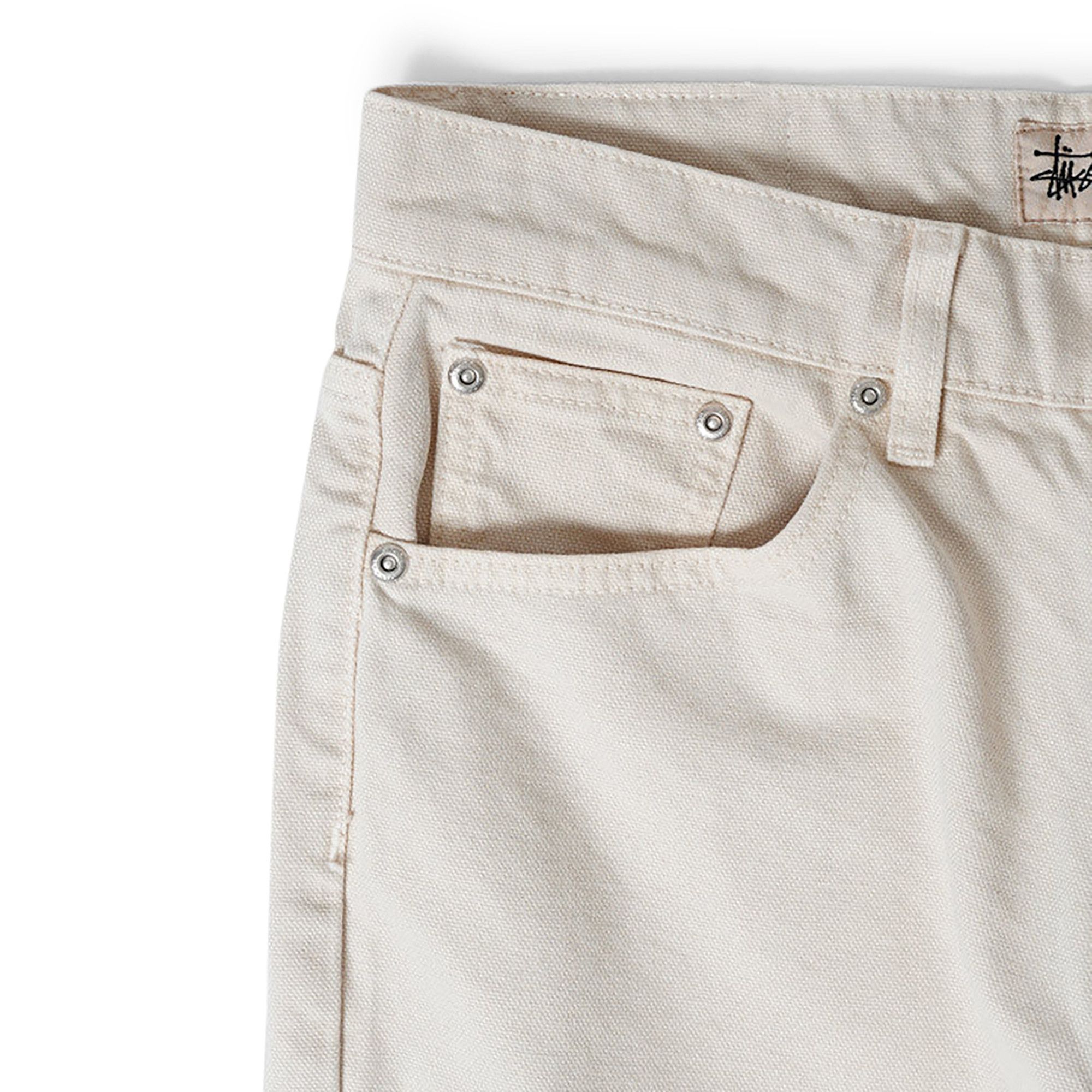 Buy Stussy Washed Canvas Classic Jean 'Vintage Natural' - 116659