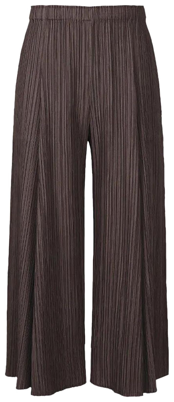 Pleats Please Issey Miyake Mellow Pleats Pants Dark Brown