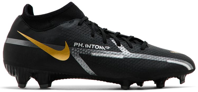 Nike Phantom GT2 Academy DF MG Black Metallic Gold