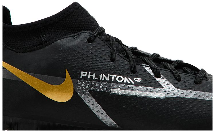 Nike Phantom GT2 Academy DF MG Black Metallic Gold