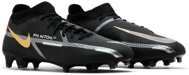 Nike Phantom GT2 Academy DF MG Black Metallic Gold