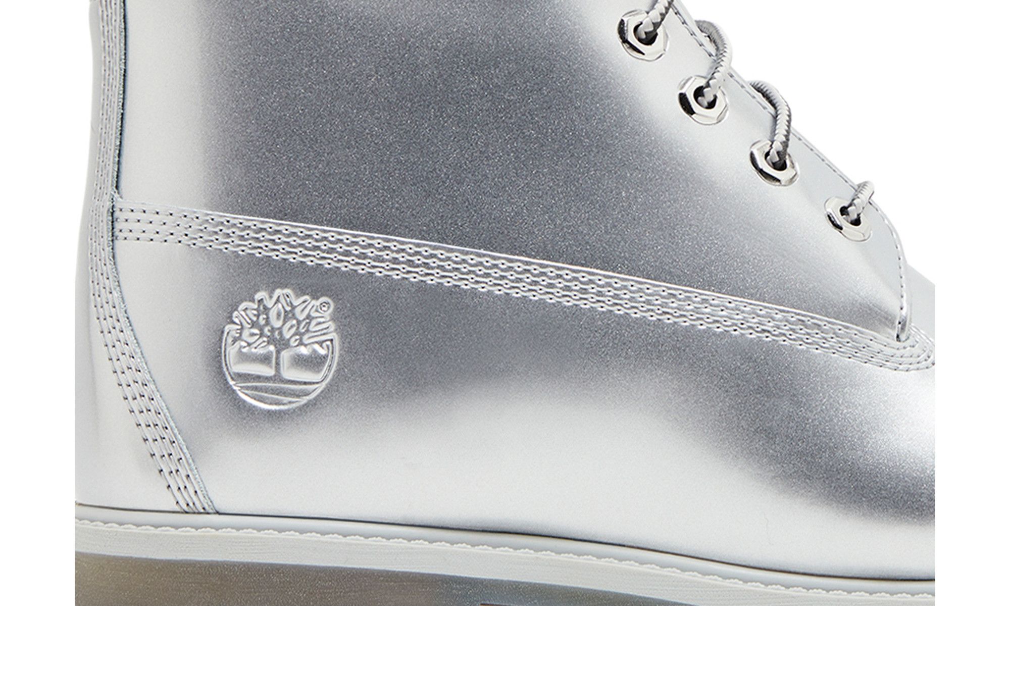 Silver timberland boots 2025