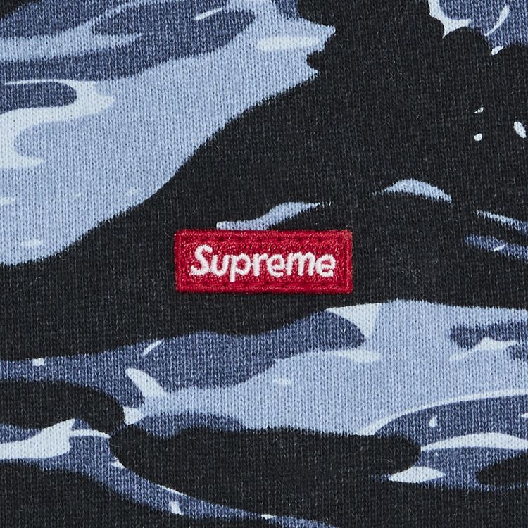 Supreme Small Box Sweatpant Blue Tiger Camo