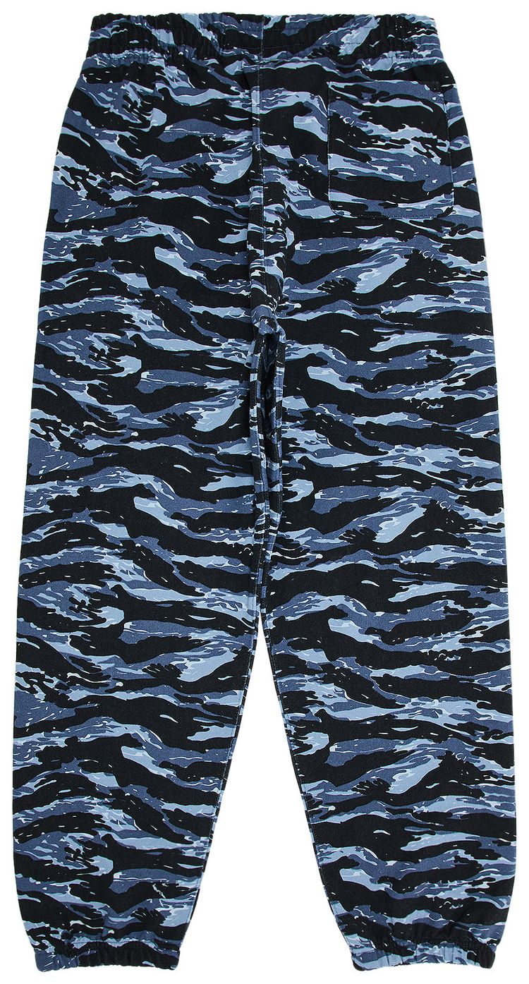 Supreme Small Box Sweatpant Blue Tiger Camo