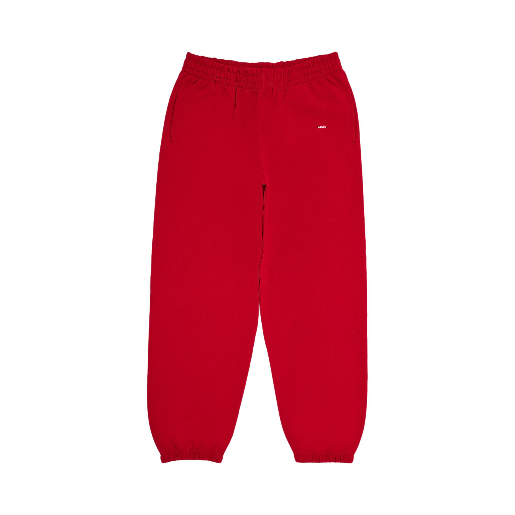 Red supreme sweatpants on sale