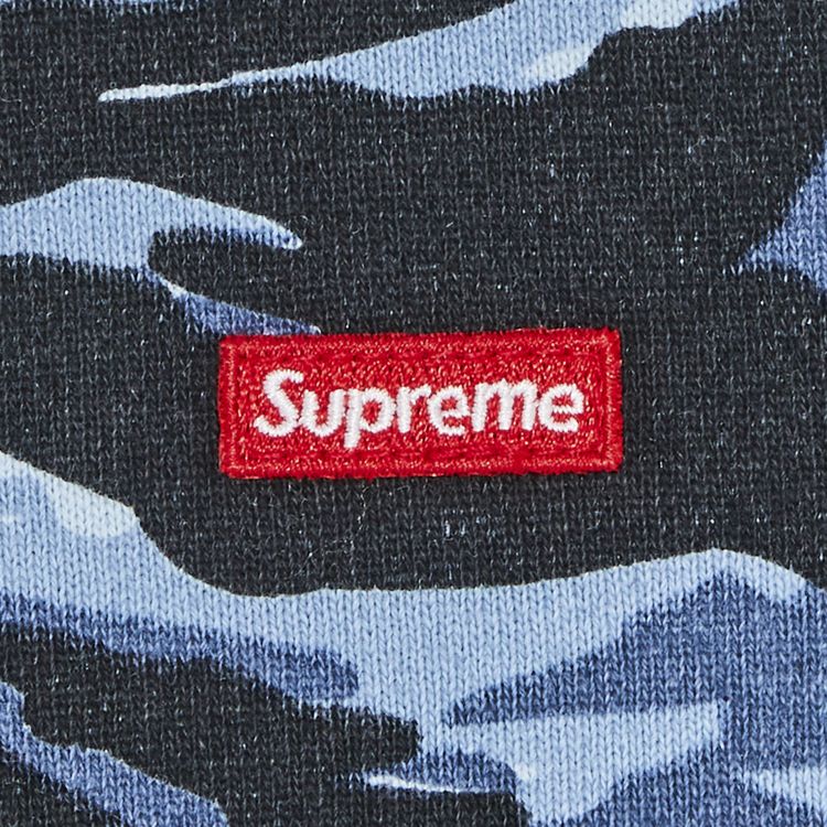 Supreme Small Box Hooded Sweatshirt Blue Tiger Camo