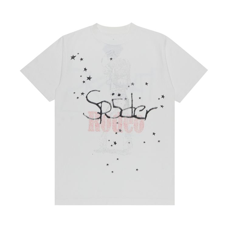 Cactus Jack by Travis Scott x Sp5der Days Before Rodeo Tee II White