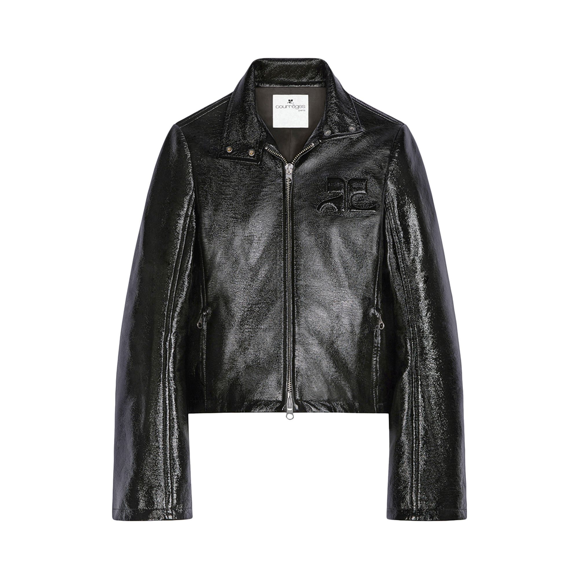 ジャケット Courreges JACKET (325CBL293VY0014 9999) CITY VINYL BIKER JACKET - courrèges