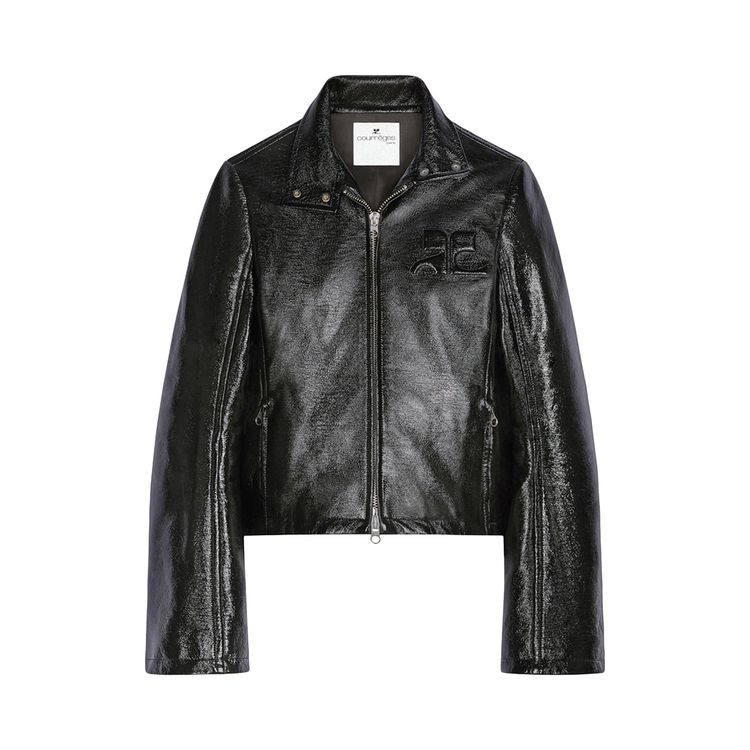 courrèges Women's Biker Jacket Brown