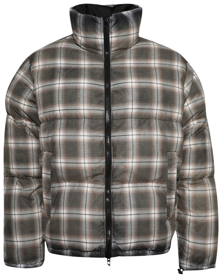 Diesel W Ravell Check Jacket Deep Black