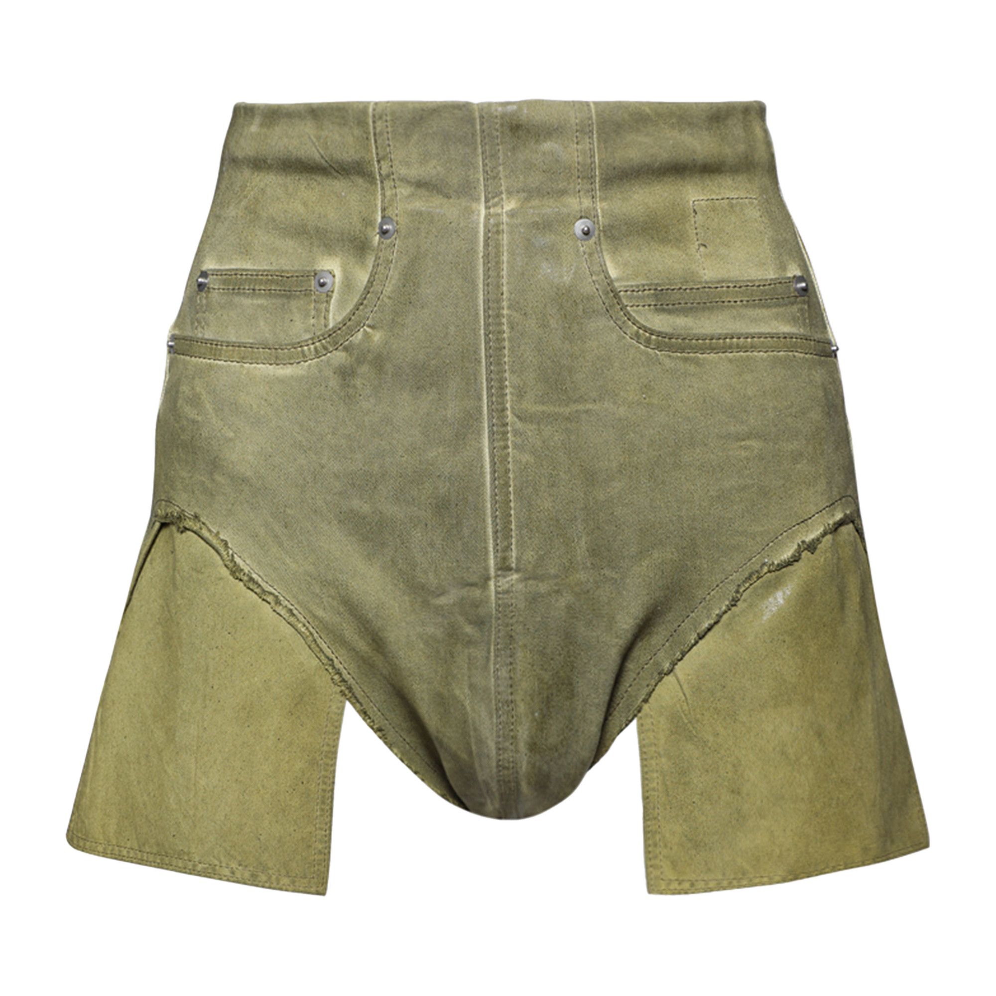 Rick owens denim shorts cheap