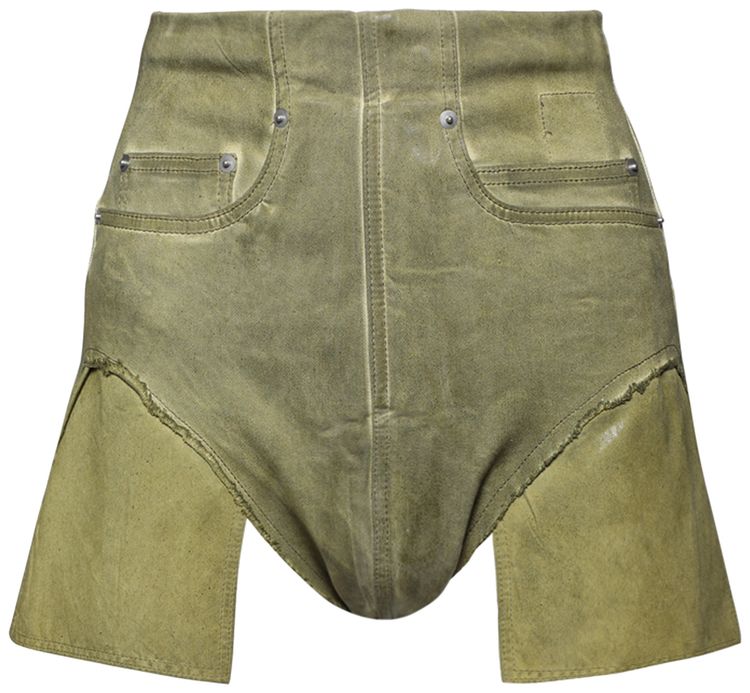 Rick Owens DRKSHDW Denim Shorts Sage