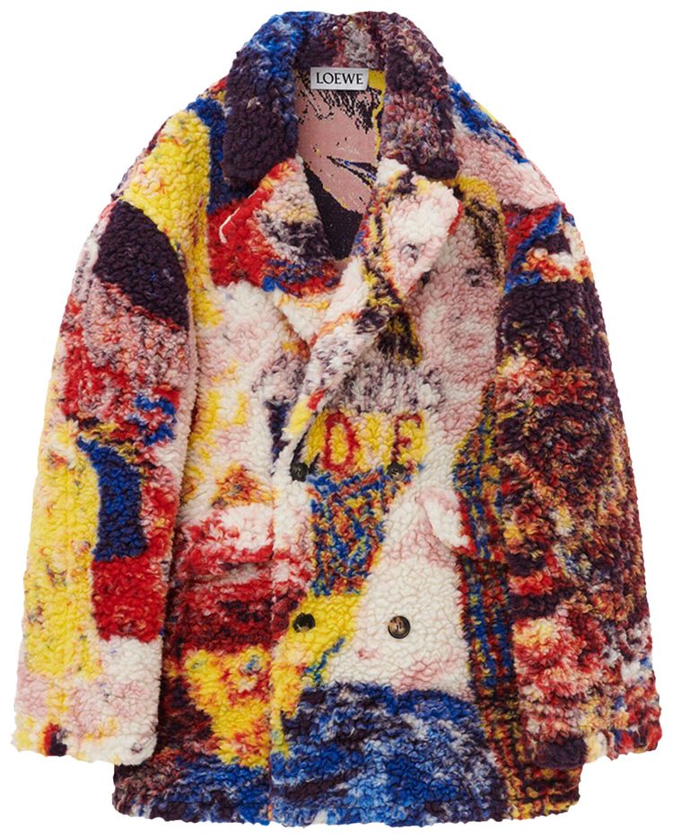 Loewe Wool Blend Blazer Multicolor