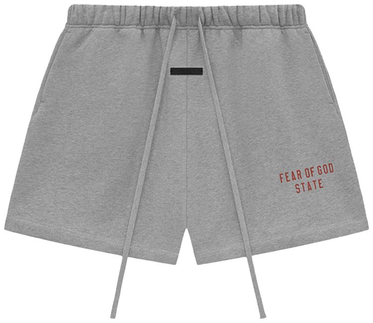 Fear of God Essentials Fleece Soccer Short Dark Heather