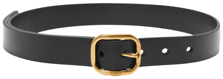 Loewe Rounded Soft Belt BlackGold