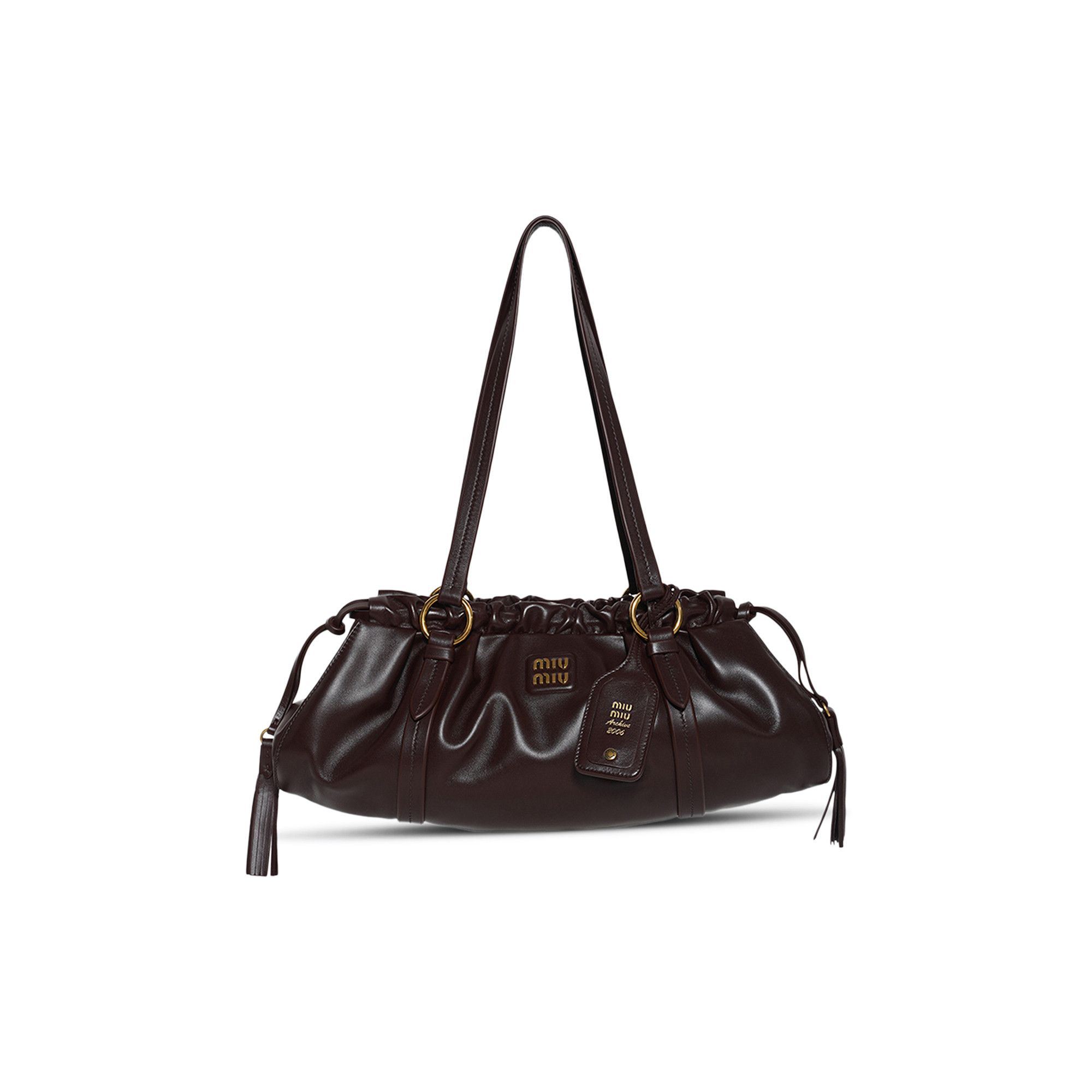 ハンドバッグ MIU MIU 5BG289_2CSW JOIE NAPPA LEATHER BAG Briarwood Joie Nappa Leather Bag | Miu Miu