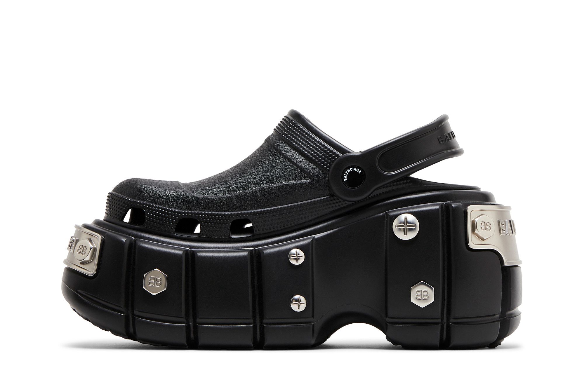 Buy Crocs x Balenciaga Wmns Hardcrocs Slide 'Nero Silver' - 687398 W1S8N  1081 | GOAT