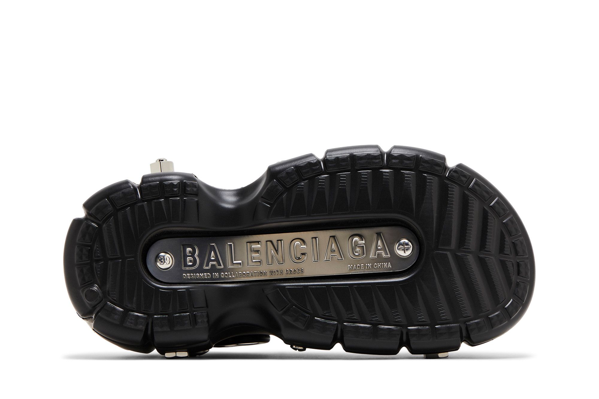 Buy Crocs x Balenciaga Wmns Hardcrocs Slide 'Nero Silver